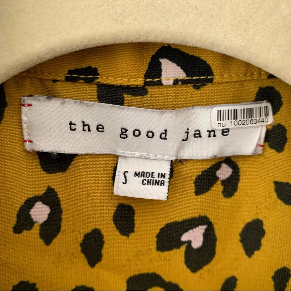 Yellow And Black Button down Blouse - Picture 10 of 15
